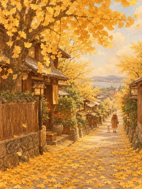 银杏落满长街 - 黄蜂短剧 黄蜂短剧《银杏落满长街》封面