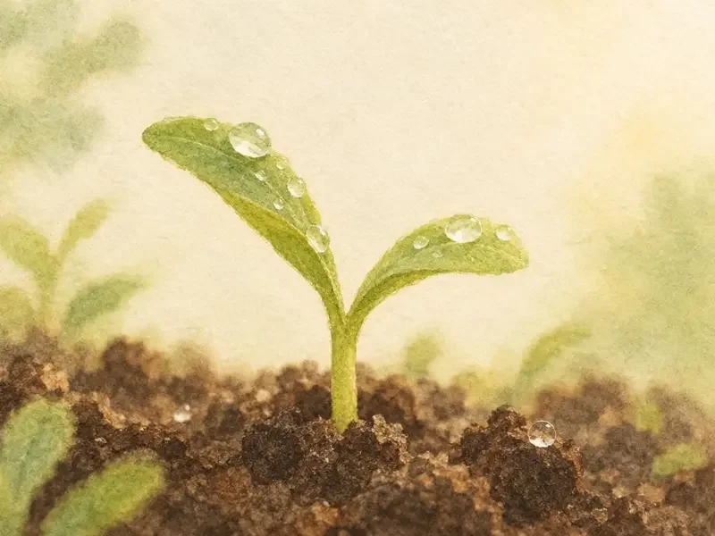 嫩芽从不喧哗,它只是悄悄抵达春天 - 黄蜂短剧 春芽今日物语《嫩芽从不喧哗,它只是悄悄抵达春天》配图
