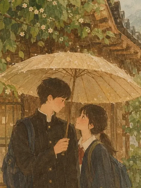 梅雨时节的告白 - 黄蜂短剧 黄蜂短剧《梅雨时节的告白》封面